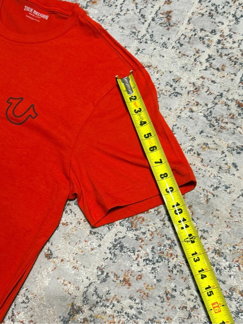 True Religion Brand Jeans Red Buddha Graphic T-Shirt XXL